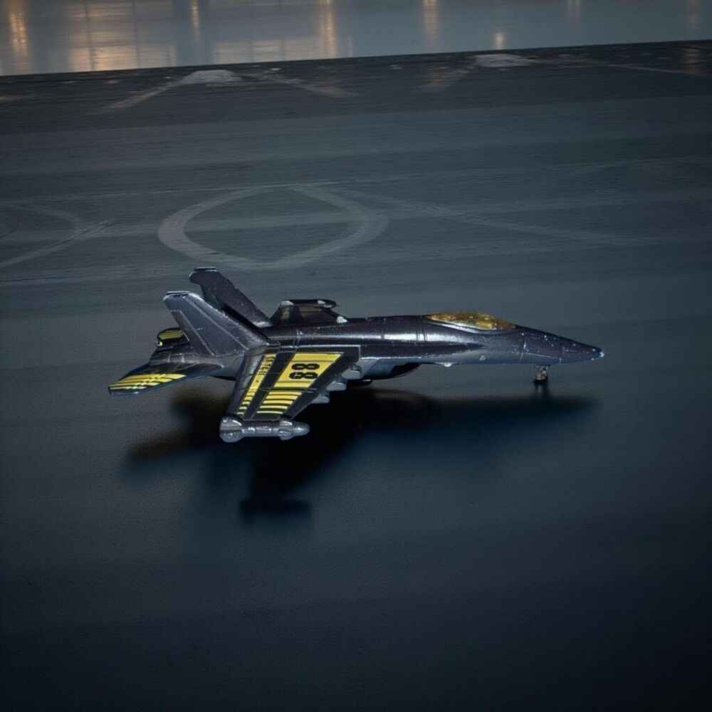 Matchbox Skybusters Boeing F/A 18E Super Hornet F18 Fighter Ket Blk Diecast A21
